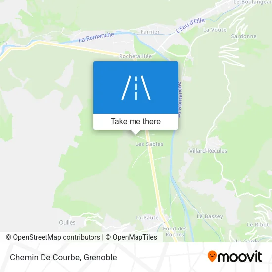 Chemin De Courbe map