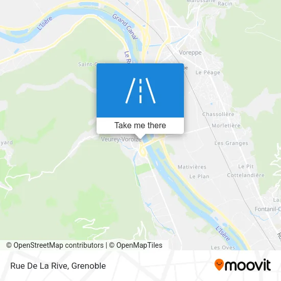 Rue De La Rive map