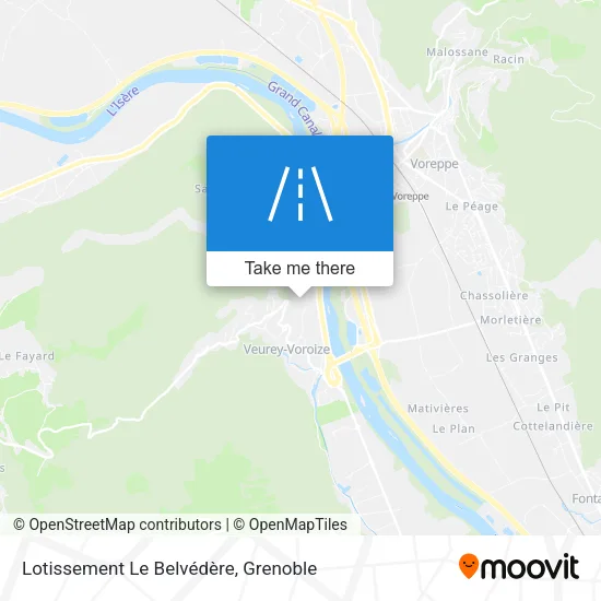 Lotissement Le Belvédère map