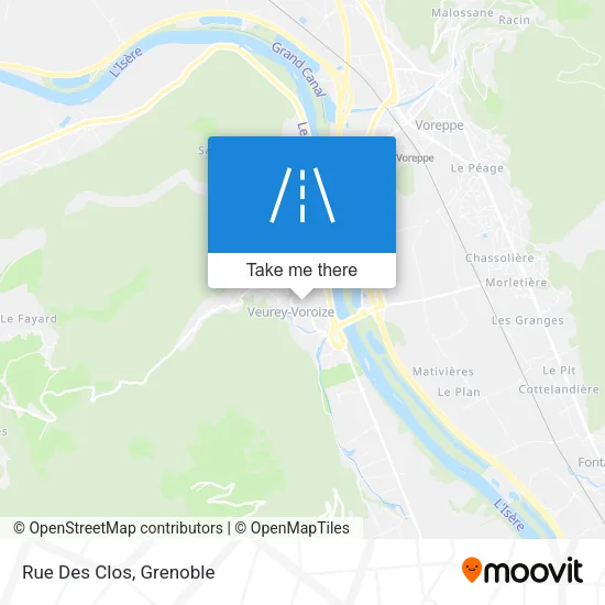 Rue Des Clos map