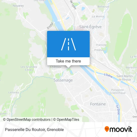 Passerelle Du Routoir map