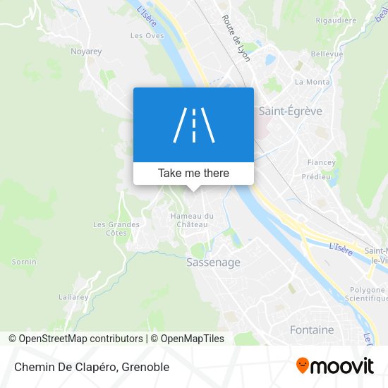 Chemin De Clapéro map