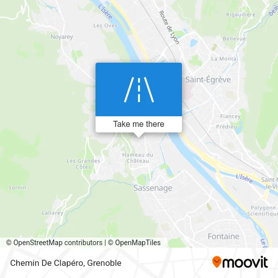 Chemin De Clapéro map