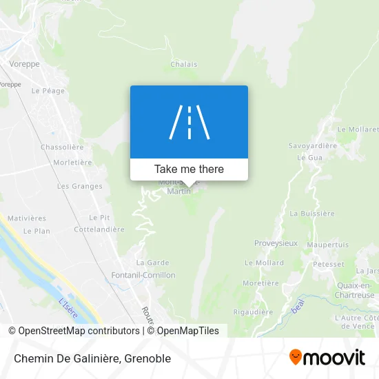 Chemin De Galinière map
