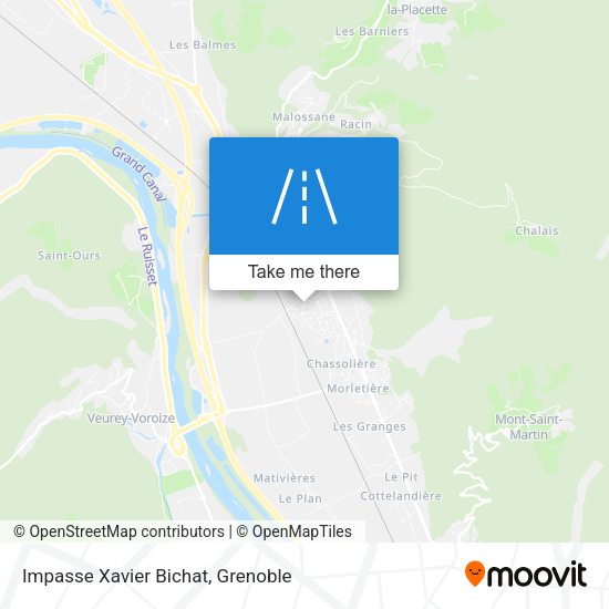 Impasse Xavier Bichat map