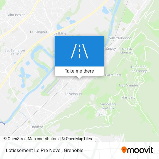 Lotissement Le Pré Novel map