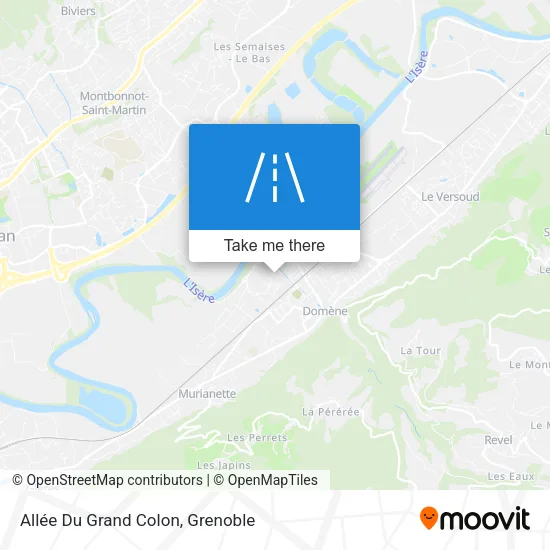 Allée Du Grand Colon map
