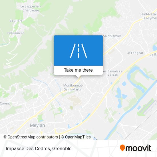 Impasse Des Cèdres map