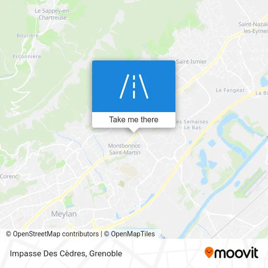 Impasse Des Cèdres map