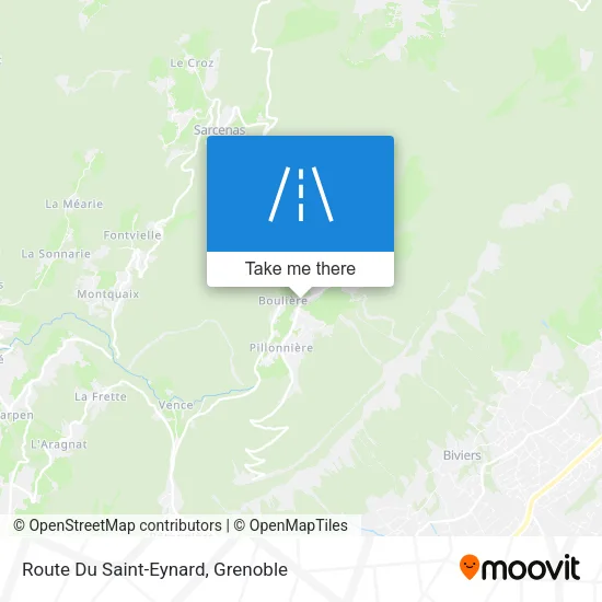 Route Du Saint-Eynard map