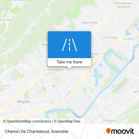 Chemin De Chantebout map