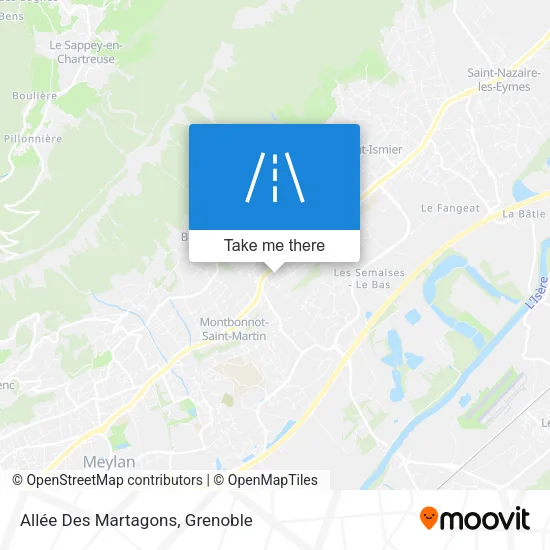 Allée Des Martagons map