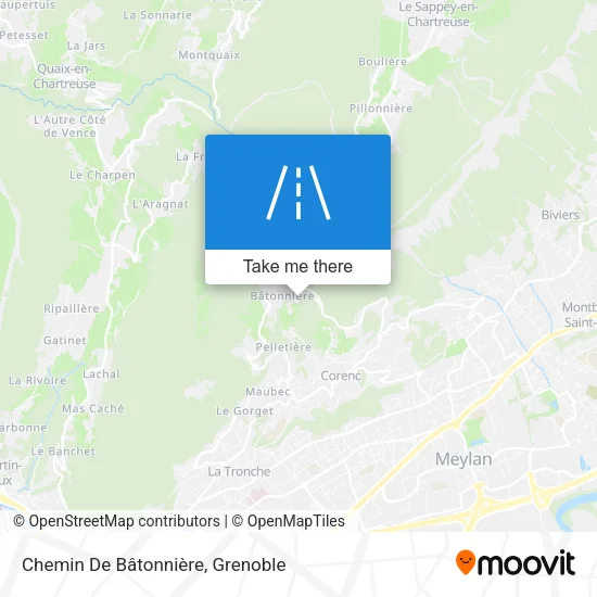 Chemin De Bâtonnière map