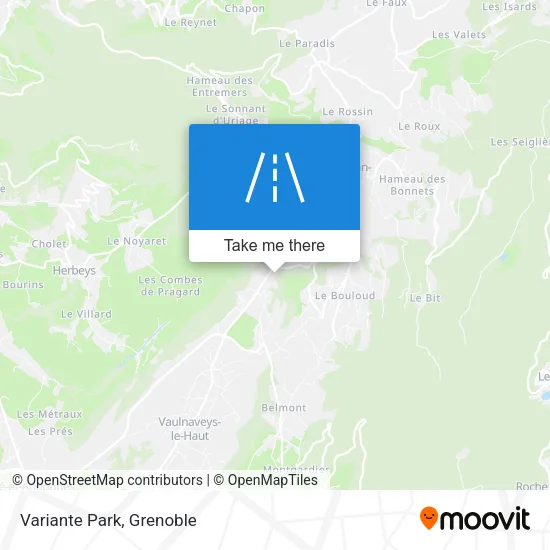 Variante Park map