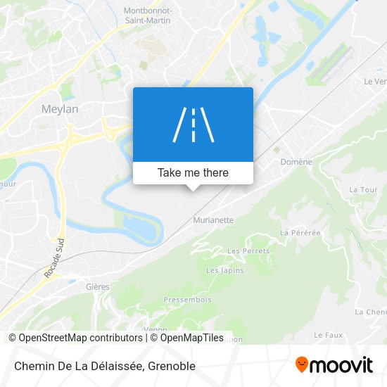 Chemin De La Délaissée map