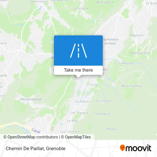 Chemin De Paillat map