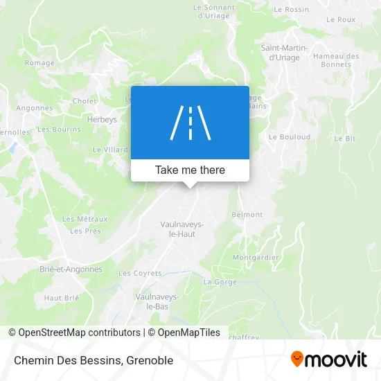 Chemin Des Bessins map
