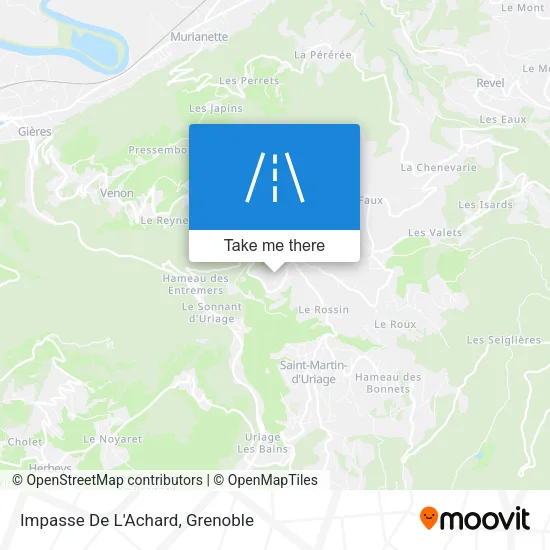 Impasse De L'Achard map
