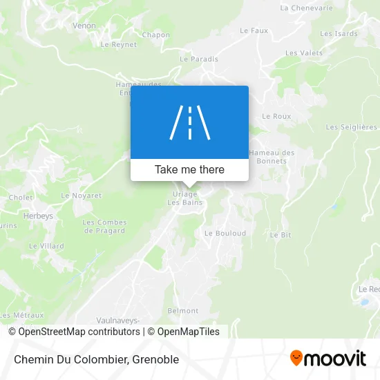 Chemin Du Colombier map