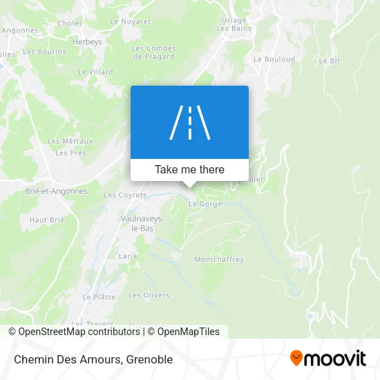 Chemin Des Amours map