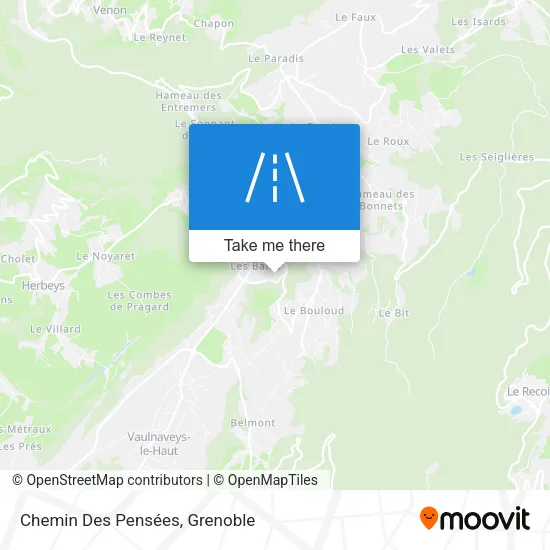 Chemin Des Pensées map