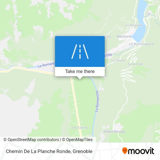 Chemin De La Planche Ronde map