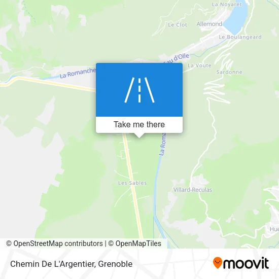 Chemin De L'Argentier map