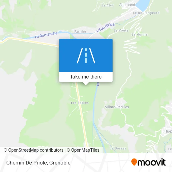 Chemin De Priole map