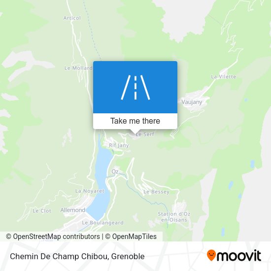 Chemin De Champ Chibou map