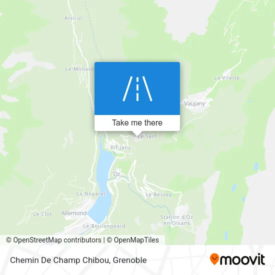 Chemin De Champ Chibou map
