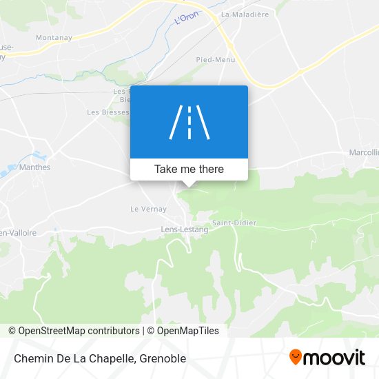 Chemin De La Chapelle map