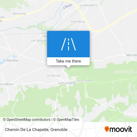Chemin De La Chapelle map