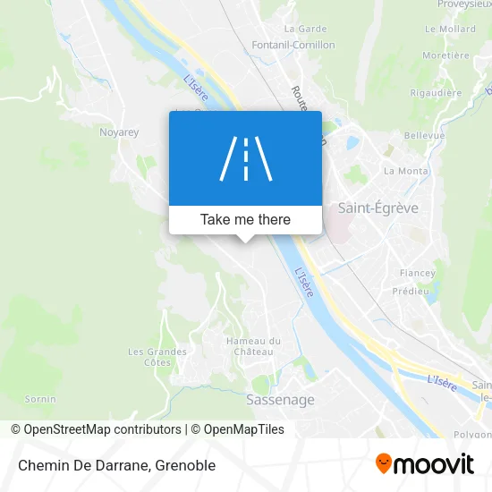 Chemin De Darrane map