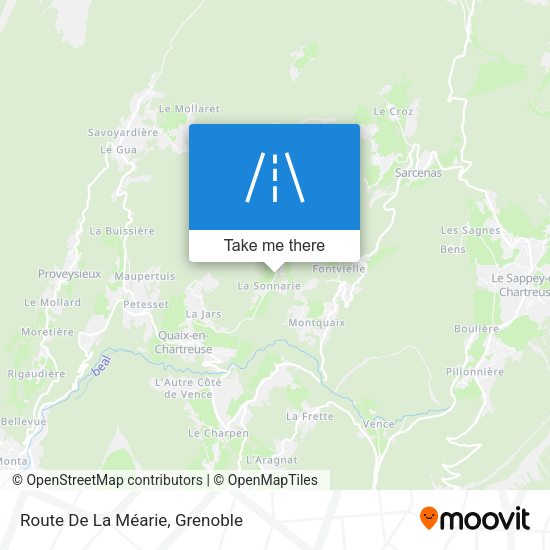 Route De La Méarie map