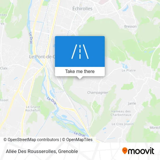 Allée Des Rousserolles map