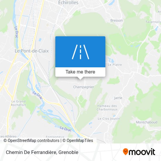Chemin De Ferrandière map