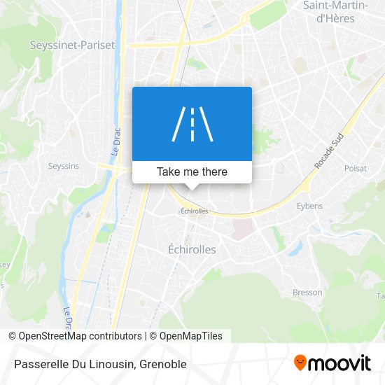 Passerelle Du Linousin map