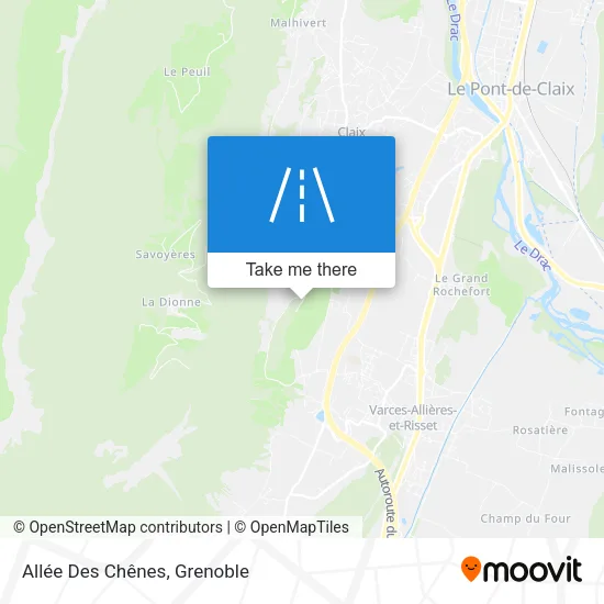 Allée Des Chênes map