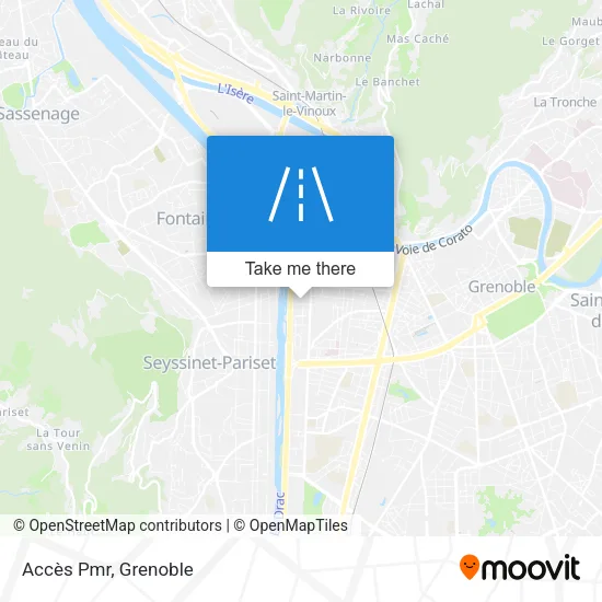 Accès Pmr map