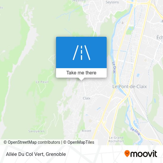 Allée Du Col Vert map
