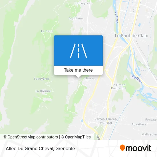 Allée Du Grand Cheval map