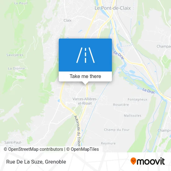 Rue De La Suze map