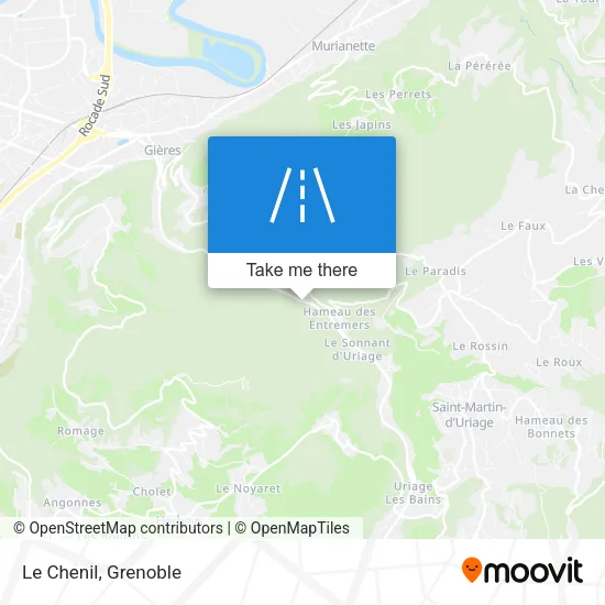 Le Chenil map