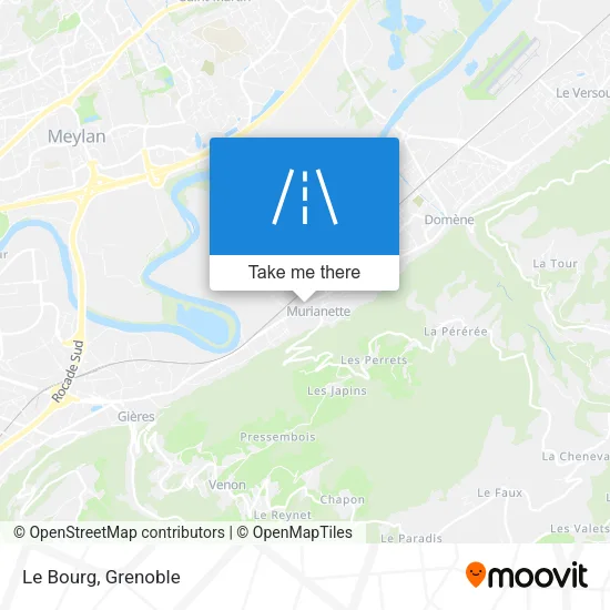 Le Bourg map