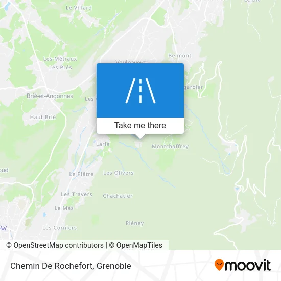 Chemin De Rochefort map