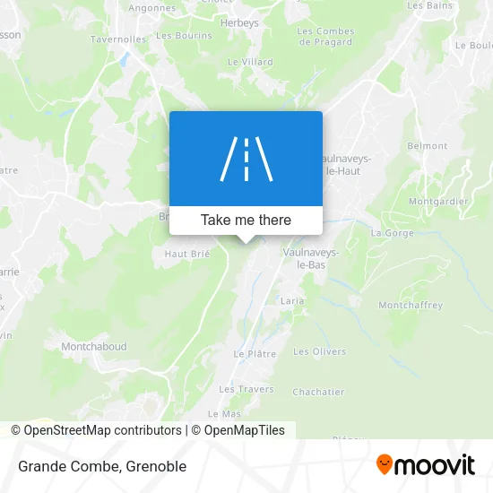 Grande Combe map