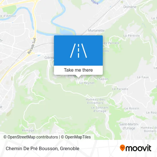 Chemin De Pré Bousson map