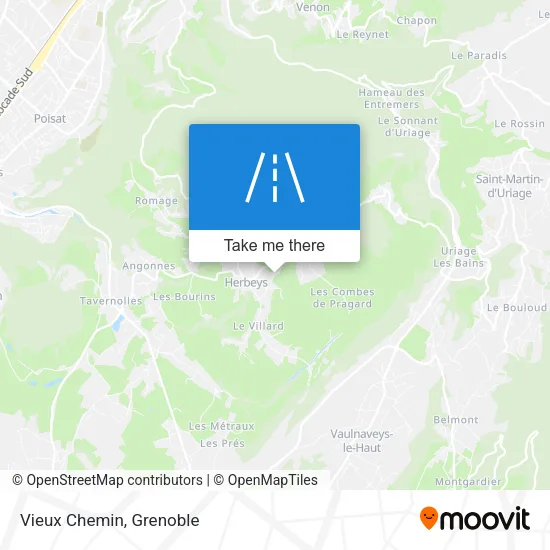 Vieux Chemin map