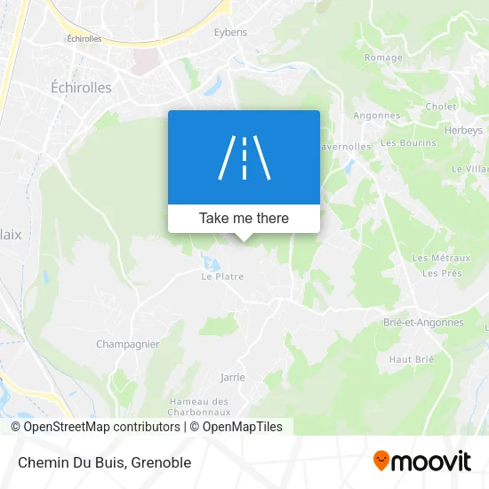 Chemin Du Buis map
