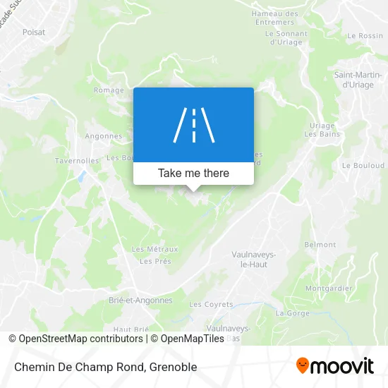 Chemin De Champ Rond map